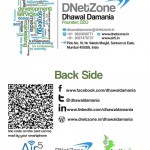 Dhawal Damania DNetZone Business Card QR Code