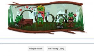 google-doodle-29th-february-2012-frogs-Gioachino-Rossini