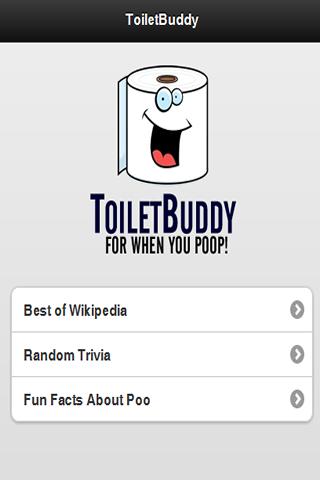 Bored of using Facebook in the toilet, welcome ToiletBuddy